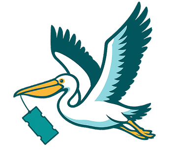 Direct Remodels pelican mascot