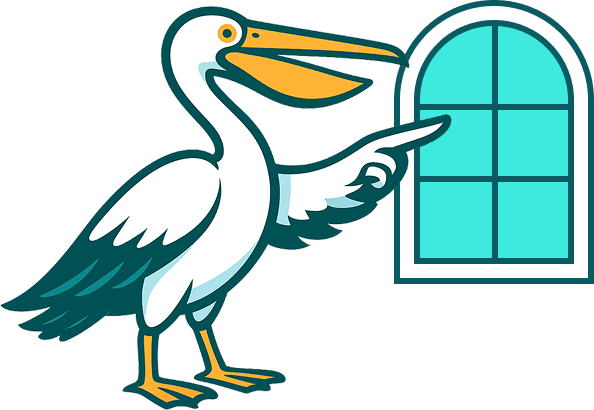 Pelican mascot for pre-installation support
