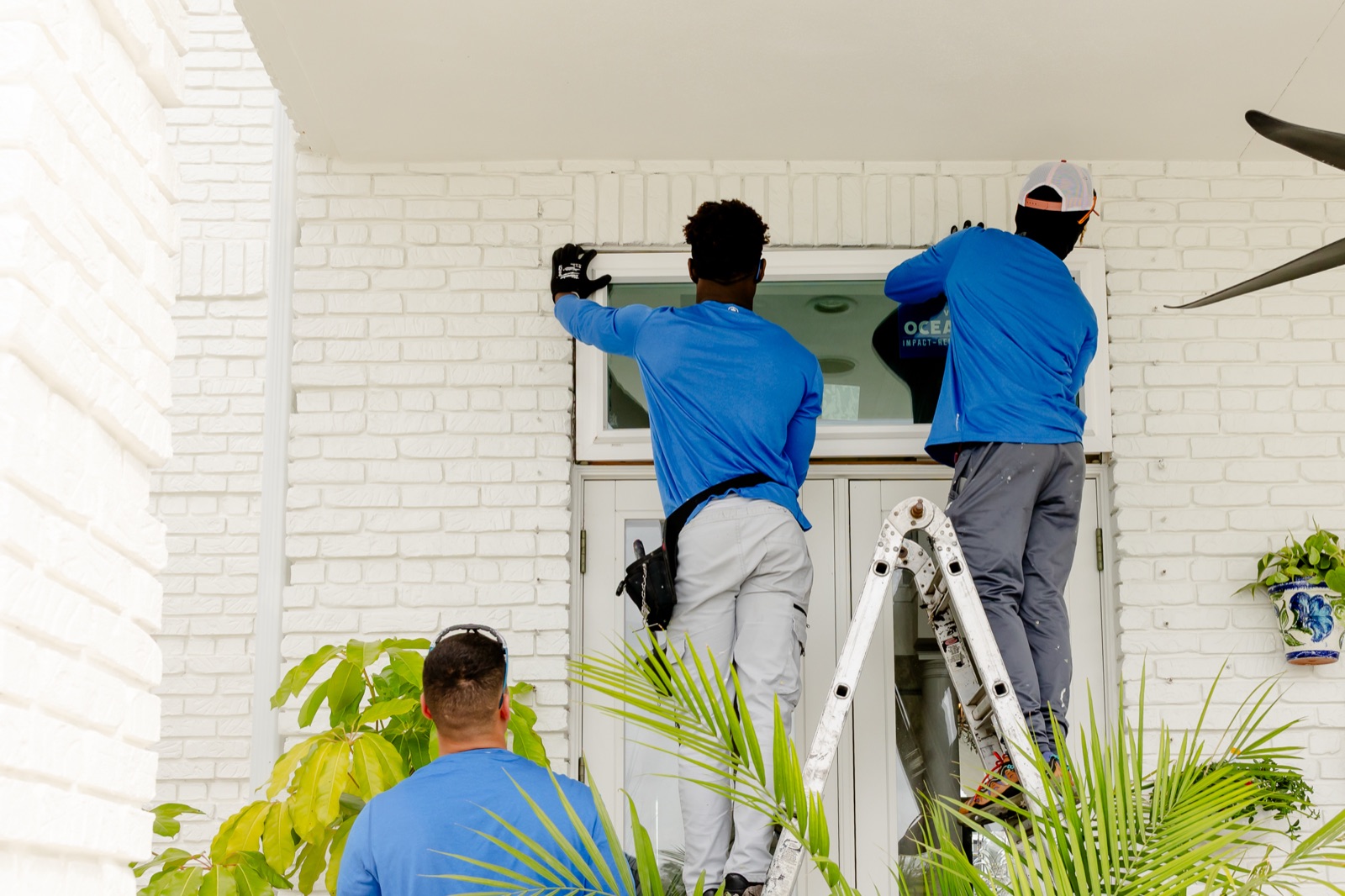 Front Entry Window Installation